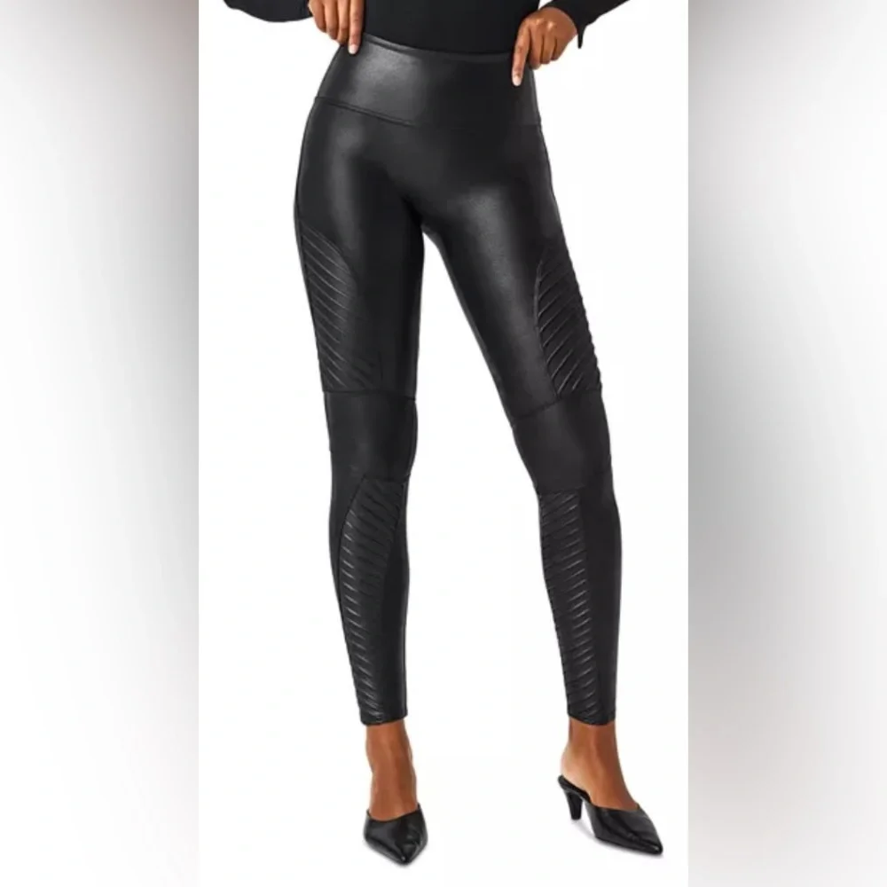 SPANX Moto Faux Leather‎ Leggings
